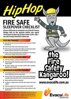 Download the How to Have a Fire Safe Sleepover Checklist