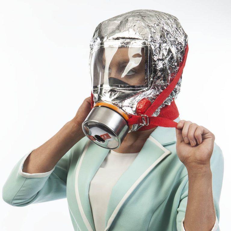 4 Pack Emergency Fire Smoke Mask & Escape Hood