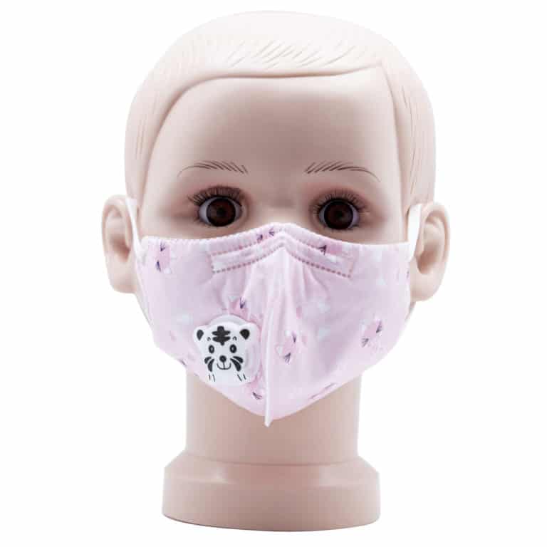 Child N95 Mask designed for children Coronavirus Covid 19 Colour Pink