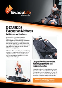 S-CAPEKIDS Evacuation Mattress for Childcare and Healthcare Brochure