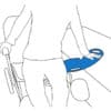 Slide Board between Wheelchair and Bed Position 2