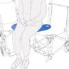 Slide Board between Wheelchair and Evacuation Chair Position 2