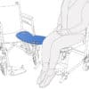 Slide Board between Wheelchair and Evacuation Chair Position 3