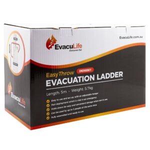 5 Meter emergency evacuation ladder box front