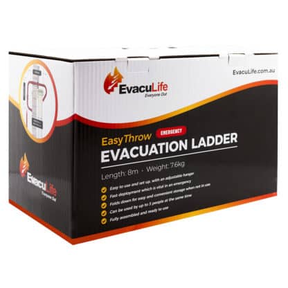 8 Meter emergency evacuation ladder box front