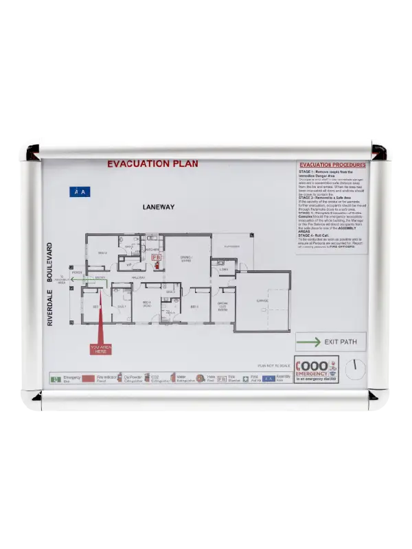 Evacuation Diagram Frames